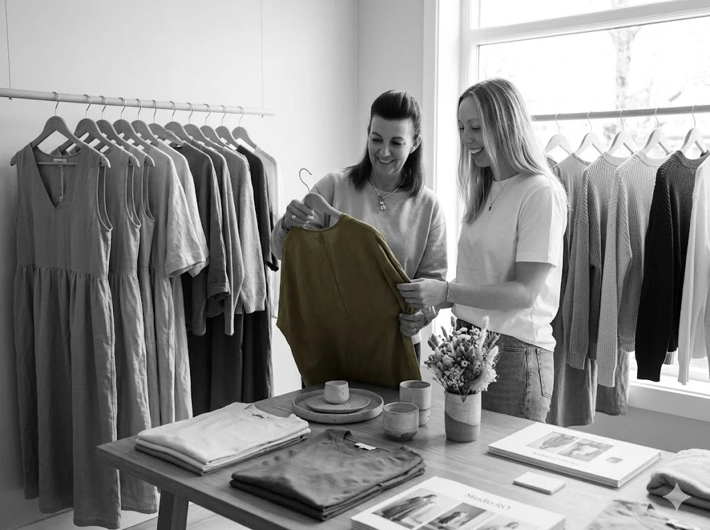 Mother and daughter sharing their passion for Scandinavian style